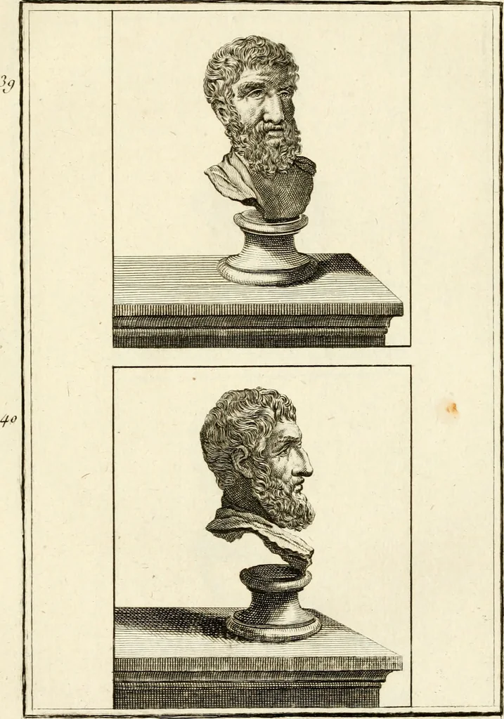 An illustration from Les antiquités d'Herculanum : avec leurs explications en françois, 1780, leaf 72