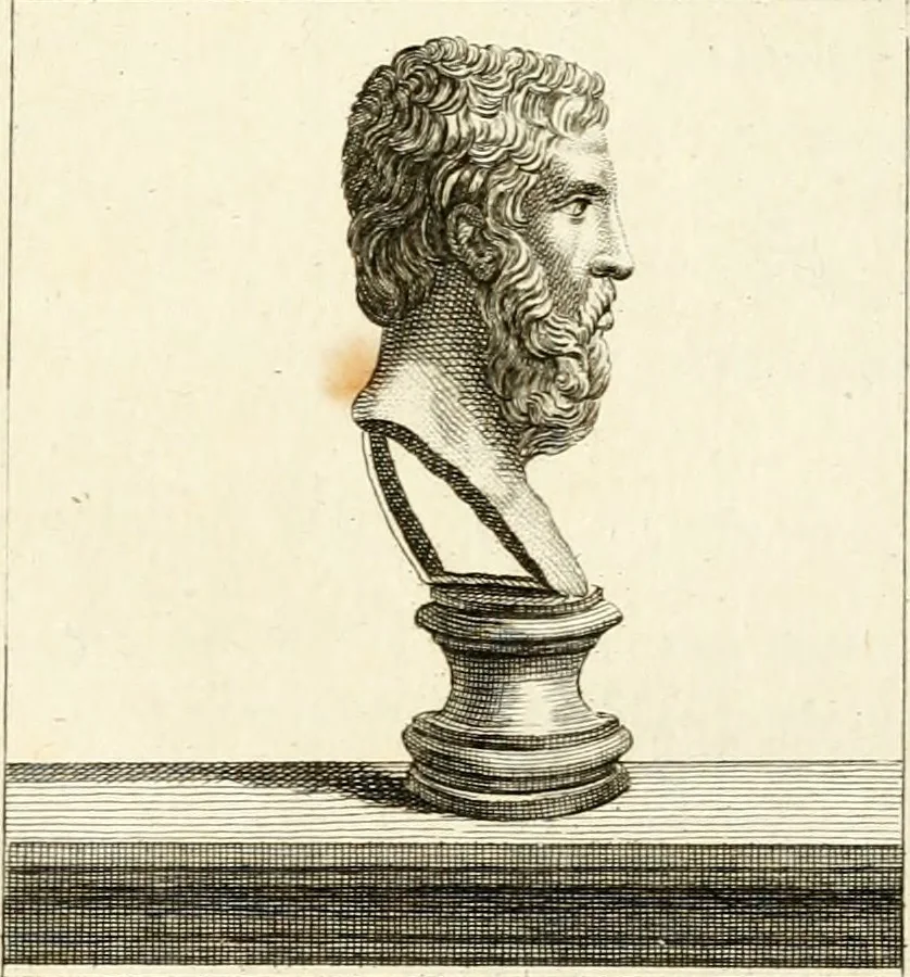 An illustration from Les antiquités d'Herculanum : avec leurs explications en françois, 1780, leaf 78