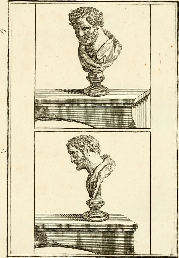 An illustration from Les antiquités d'Herculanum : avec leurs explications en françois, 1780, leaf 88