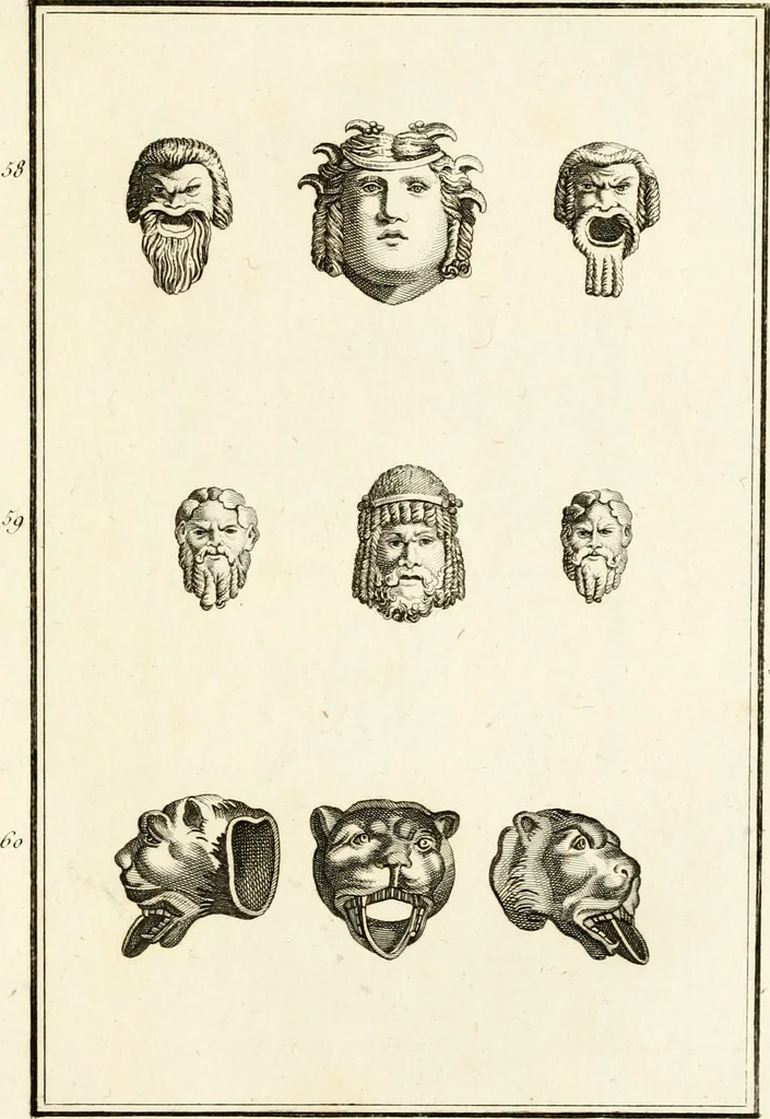 An illustration from Les antiquités d'Herculanum : avec leurs explications en françois, 1780, leaf 96