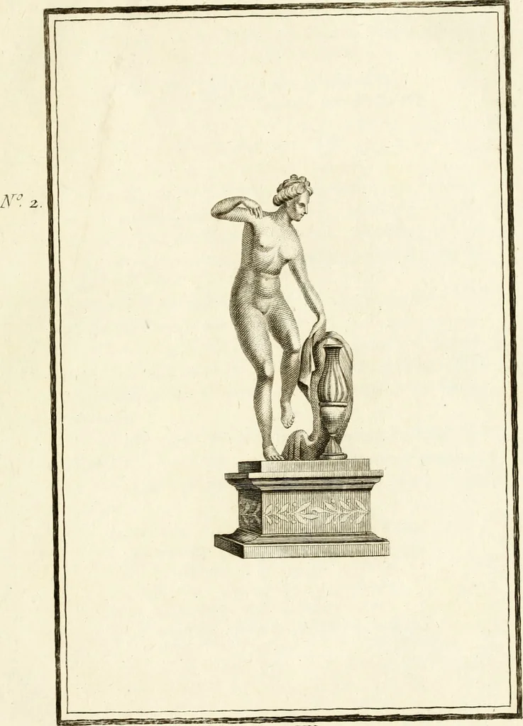An illustration from Les antiquités d'Herculanum : avec leurs explications en françois, 1780, leaf 12