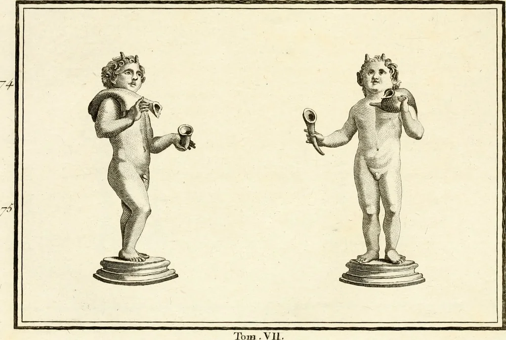 An illustration from Les antiquités d'Herculanum : avec leurs explications en françois, 1780, leaf 120
