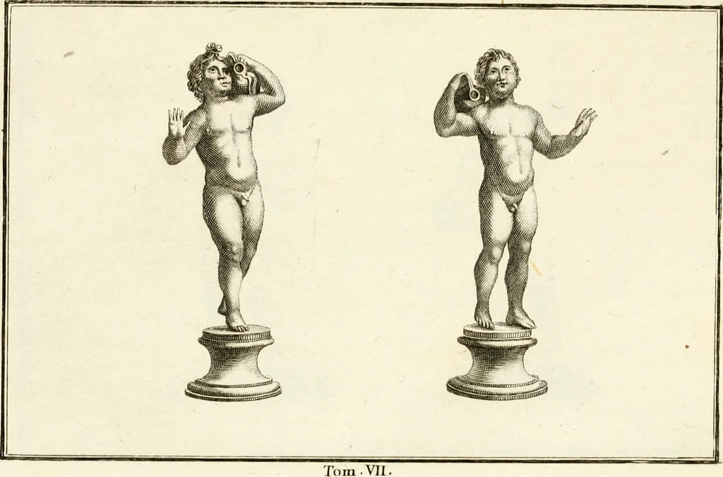 An illustration from Les antiquités d'Herculanum : avec leurs explications en françois, 1780, leaf 128