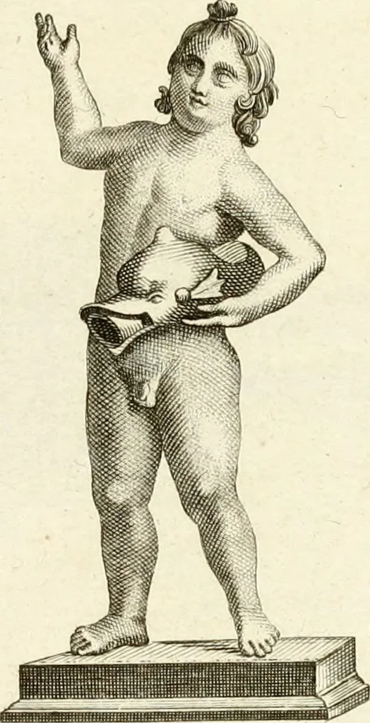 An illustration from Les antiquités d'Herculanum : avec leurs explications en françois, 1780, leaf 130