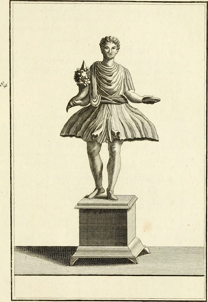 An illustration from Les antiquités d'Herculanum : avec leurs explications en françois, 1780, leaf 132