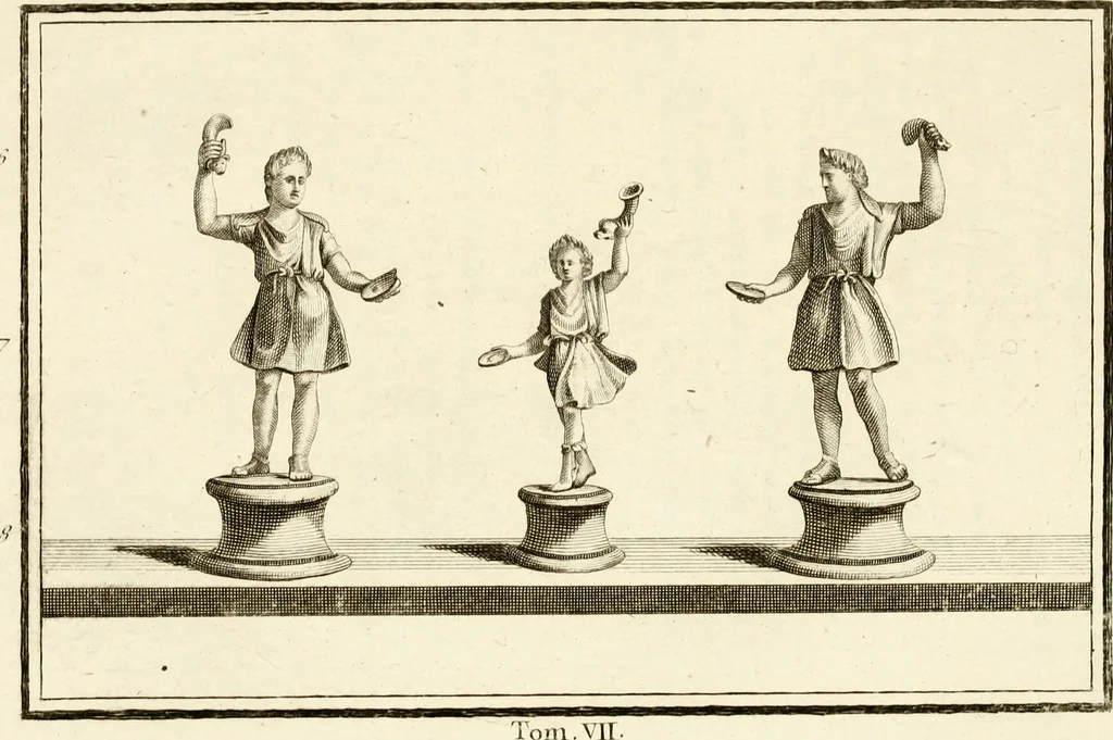 An illustration from Les antiquités d'Herculanum : avec leurs explications en françois, 1780, leaf 138