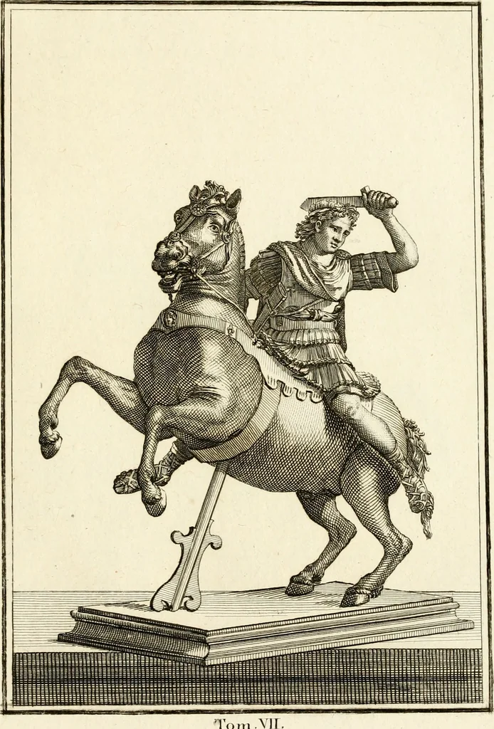 An illustration from Les antiquités d'Herculanum : avec leurs explications en françois, 1780, leaf 164