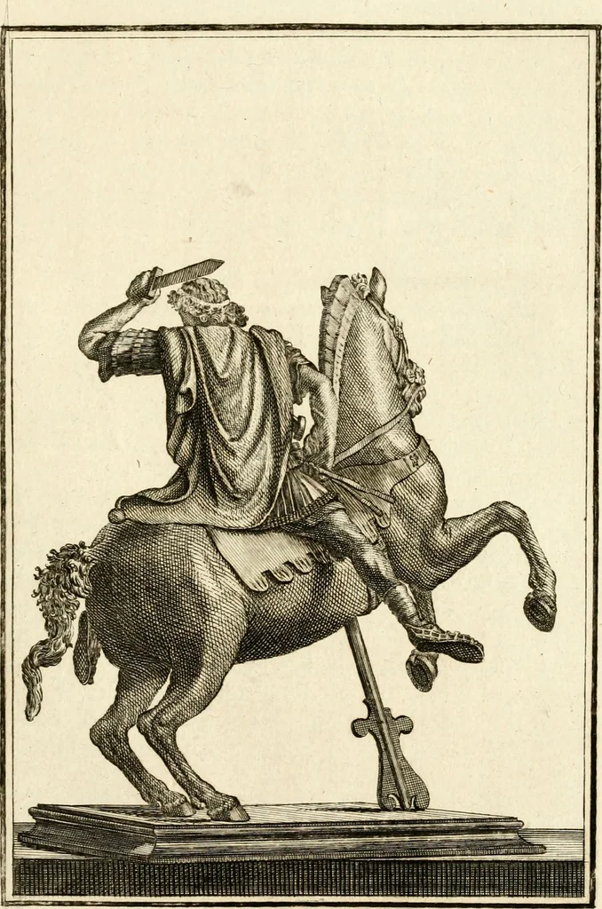An illustration from Les antiquités d'Herculanum : avec leurs explications en françois, 1780, leaf 166
