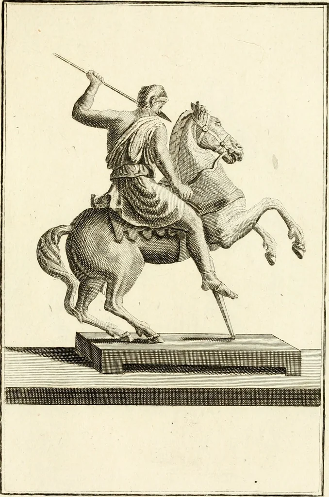 An illustration from Les antiquités d'Herculanum : avec leurs explications en françois, 1780, leaf 176