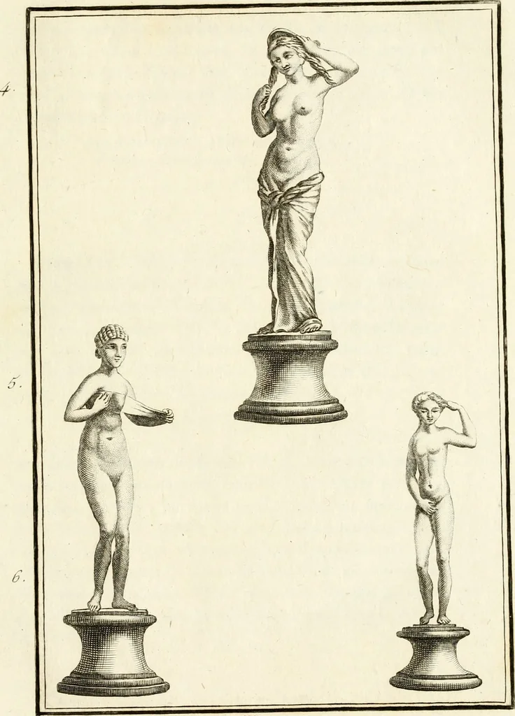An illustration from Les antiquités d'Herculanum : avec leurs explications en françois, 1780, leaf 18