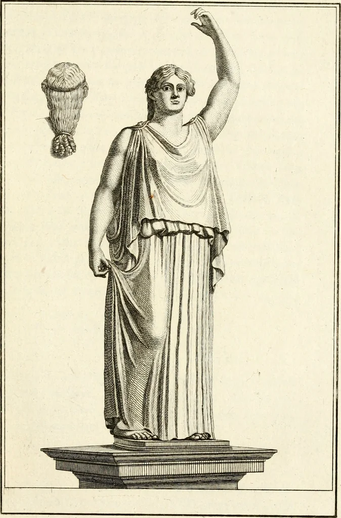 An illustration from Les antiquités d'Herculanum : avec leurs explications en françois, 1780, leaf 190