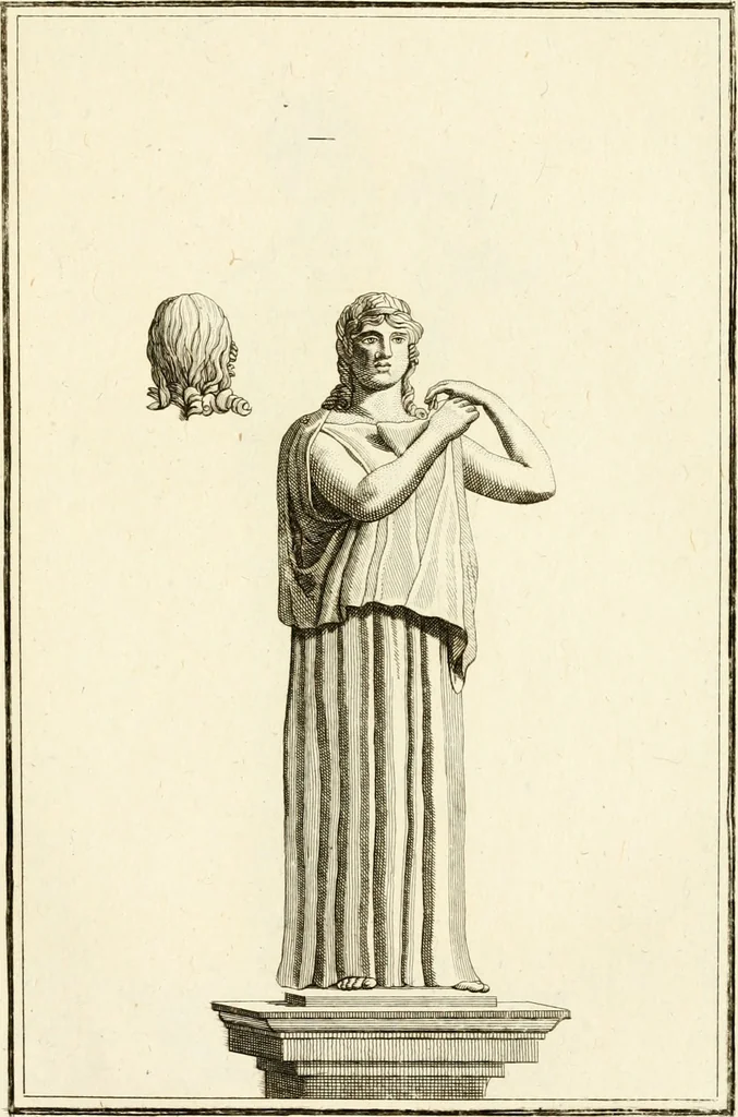 An illustration from Les antiquités d'Herculanum : avec leurs explications en françois, 1780, leaf 198