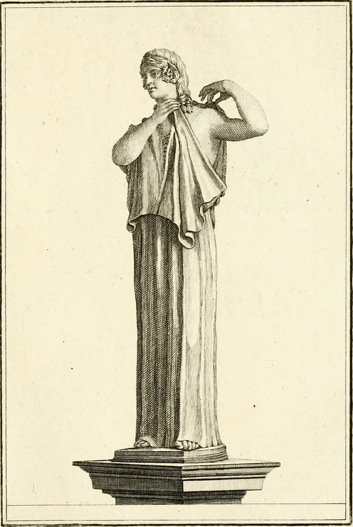 An illustration from Les antiquités d'Herculanum : avec leurs explications en françois, 1780, leaf 200