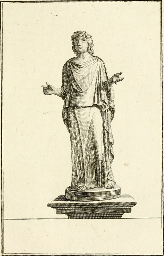 An illustration from Les antiquités d'Herculanum : avec leurs explications en françois, 1780, leaf 208
