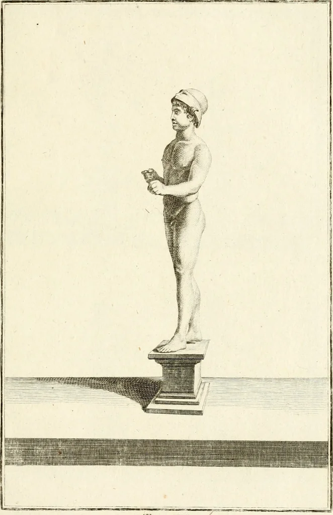 An illustration from Les antiquités d'Herculanum : avec leurs explications en françois, 1780, leaf 22