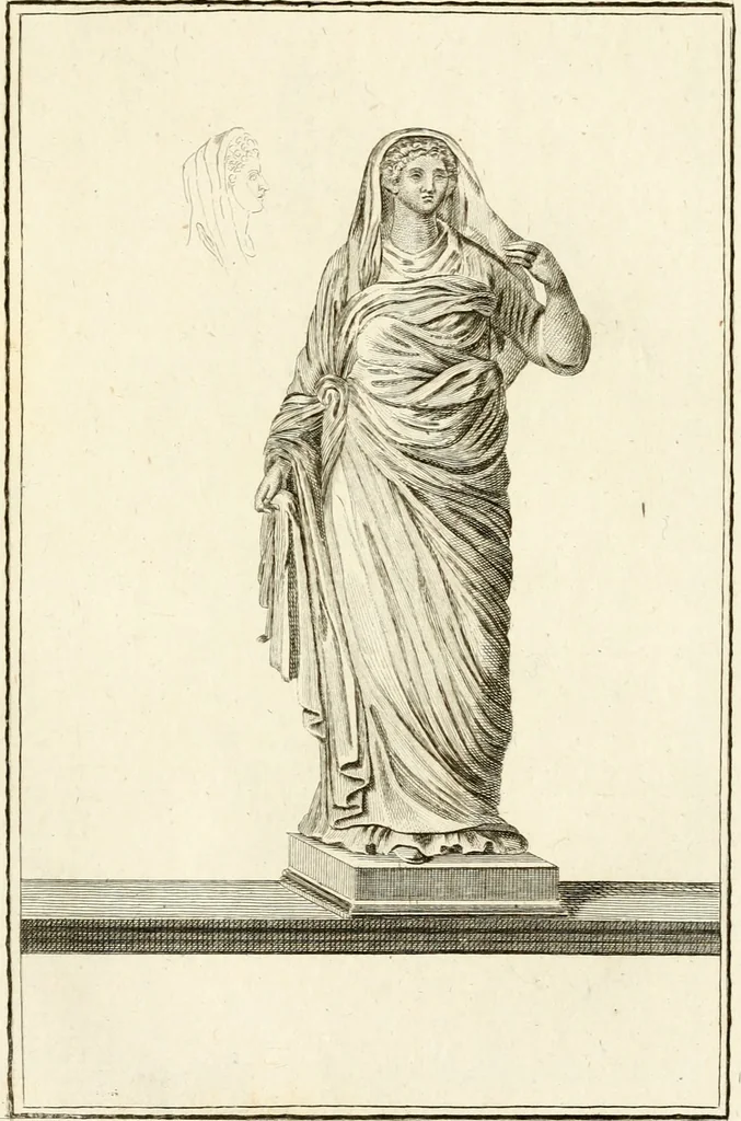 An illustration from Les antiquités d'Herculanum : avec leurs explications en françois, 1780, leaf 230