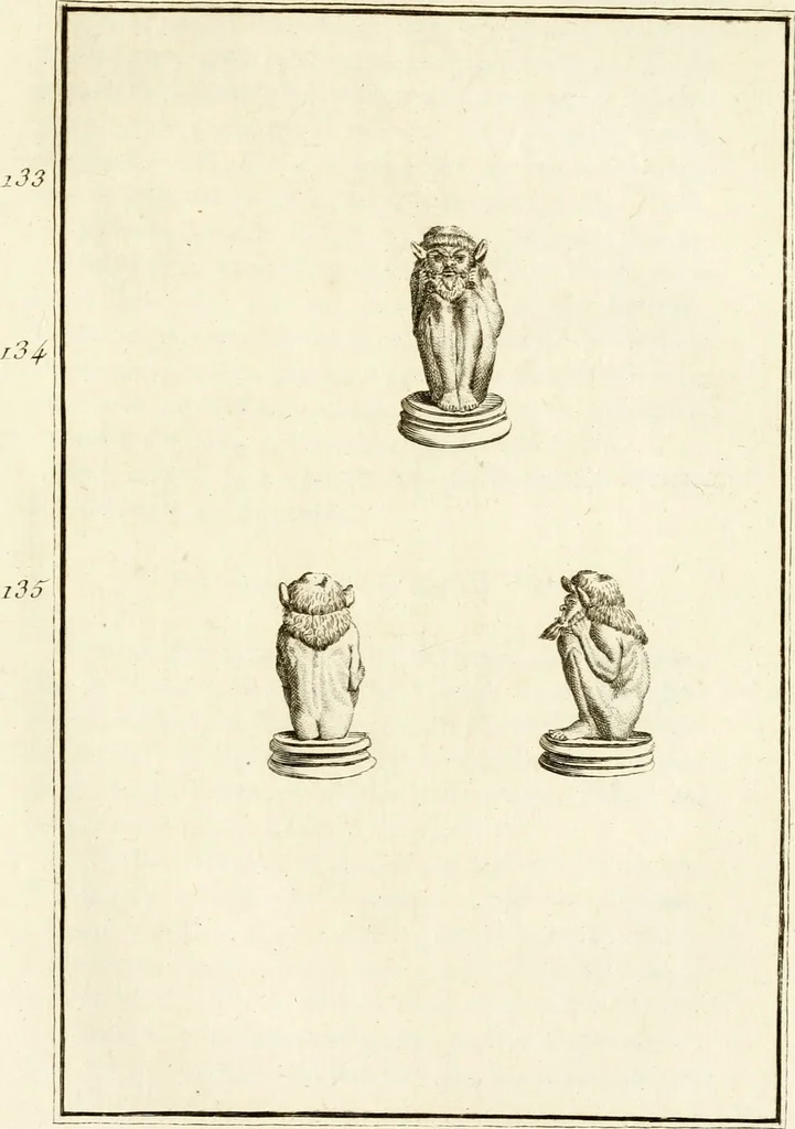 An illustration from Les antiquités d'Herculanum : avec leurs explications en françois, 1780, leaf 252