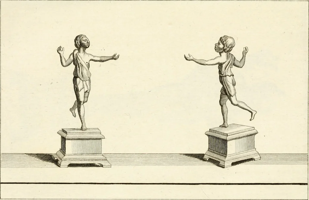 An illustration from Les antiquités d'Herculanum : avec leurs explications en françois, 1780, leaf 260