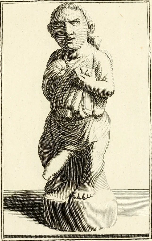 An illustration from Les antiquités d'Herculanum : avec leurs explications en françois, 1780, leaf 276