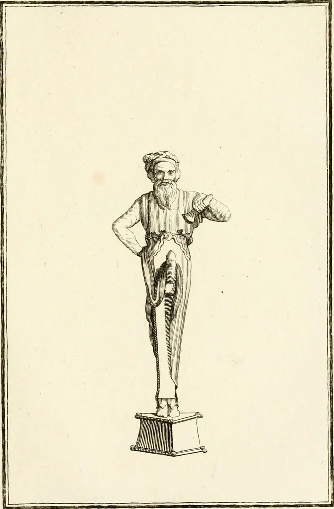 An illustration from Les antiquités d'Herculanum : avec leurs explications en françois, 1780, leaf 282