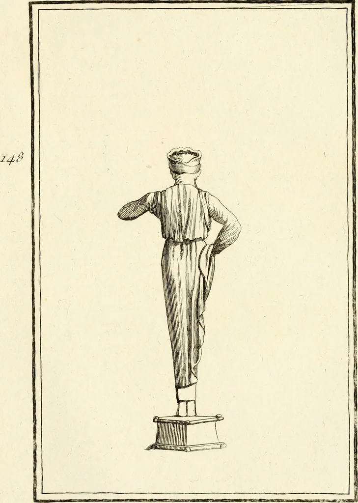 An illustration from Les antiquités d'Herculanum : avec leurs explications en françois, 1780, leaf 284