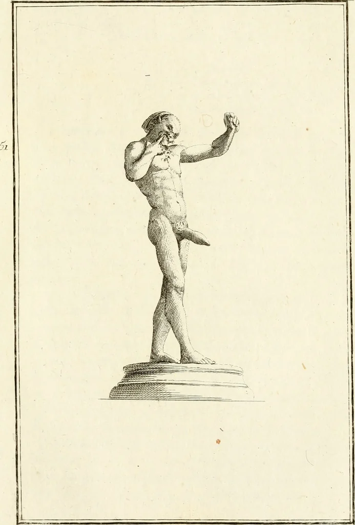 An illustration from Les antiquités d'Herculanum : avec leurs explications en françois, 1780, leaf 292
