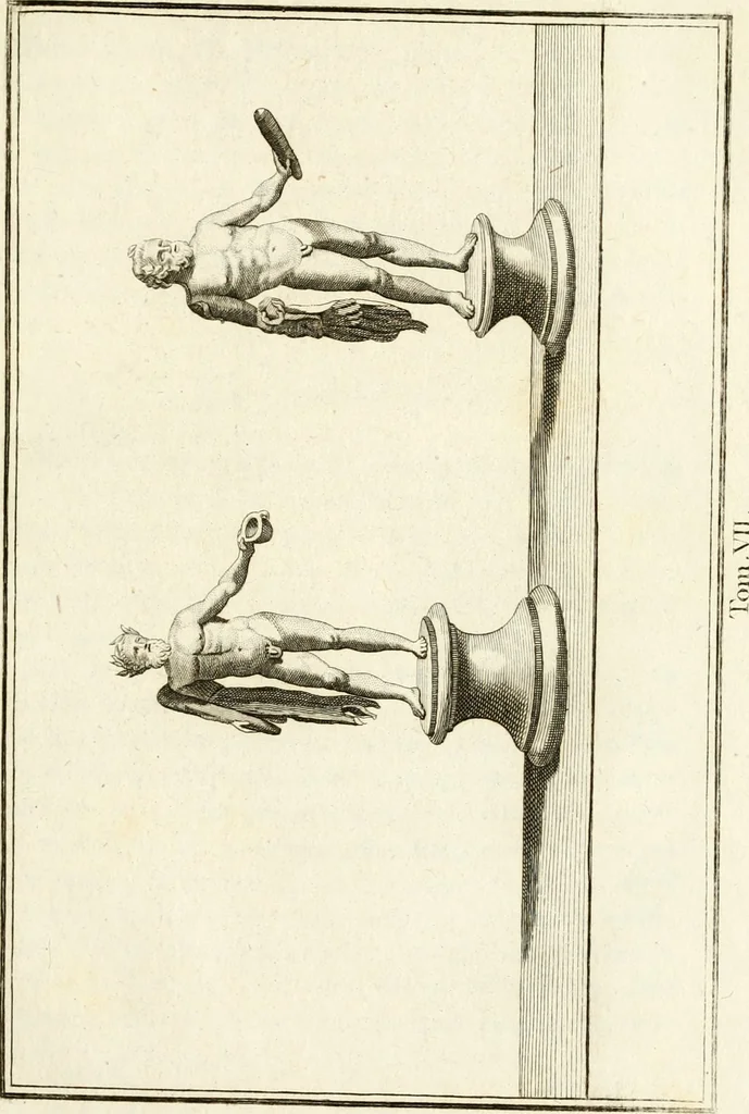 An illustration from Les antiquités d'Herculanum : avec leurs explications en françois, 1780, leaf 32