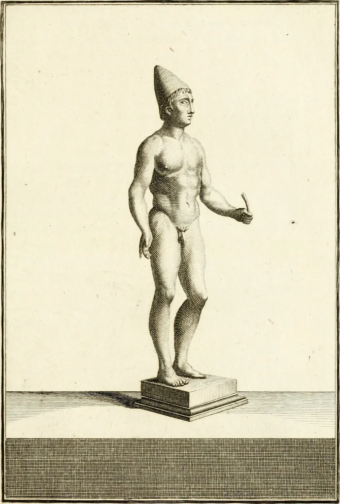 An illustration from Les antiquités d'Herculanum : avec leurs explications en françois, 1780, leaf 38