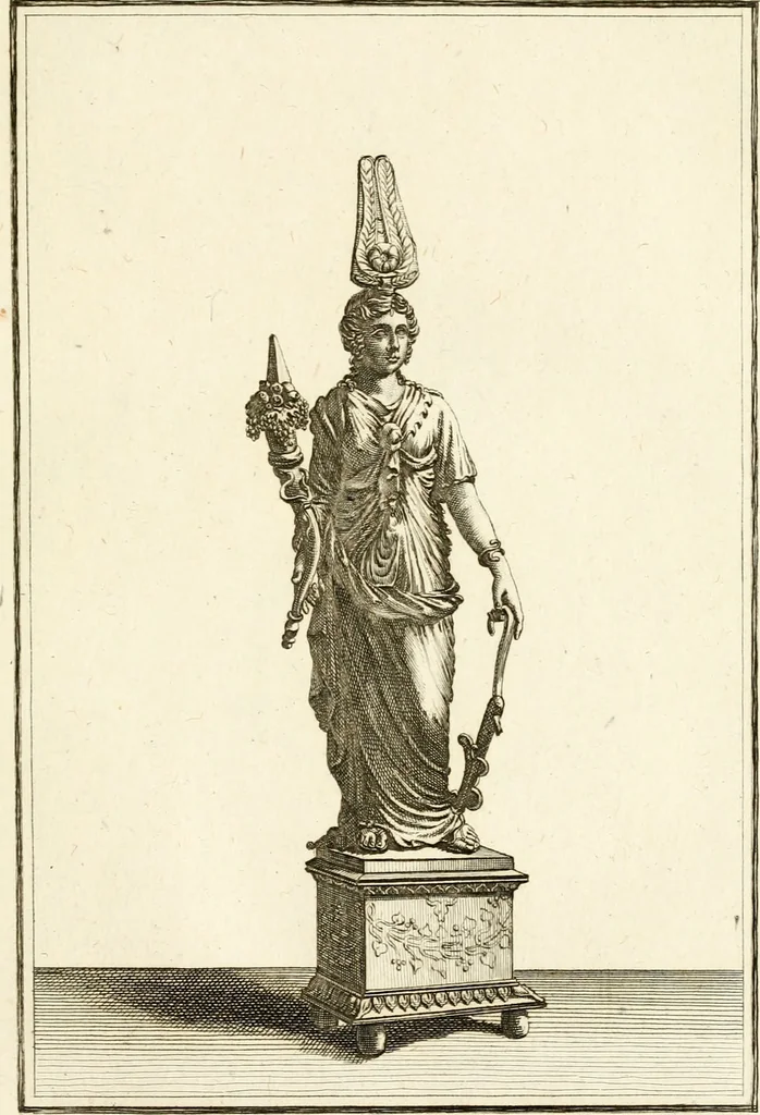 An illustration from Les antiquités d'Herculanum : avec leurs explications en françois, 1780, leaf 48