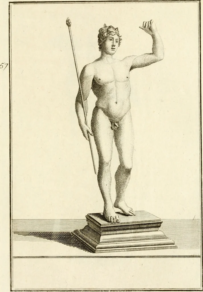 An illustration from Les antiquités d'Herculanum : avec leurs explications en françois, 1780, leaf 88