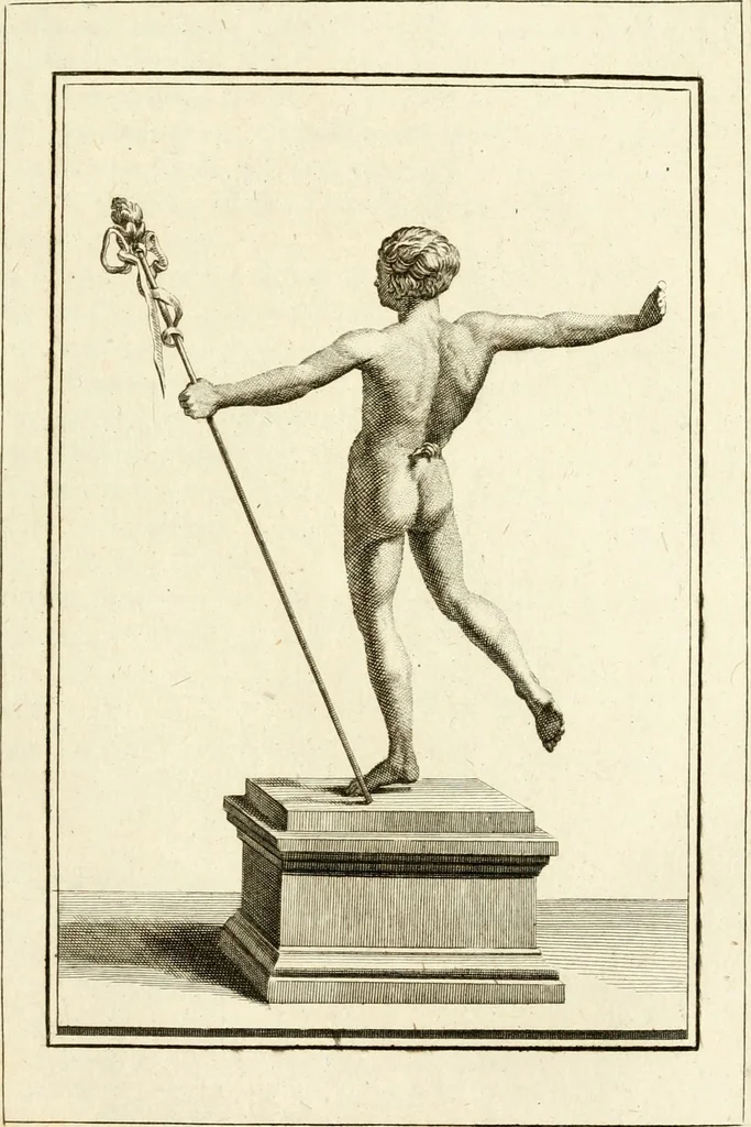 An illustration from Les antiquités d'Herculanum : avec leurs explications en françois, 1780, leaf 94