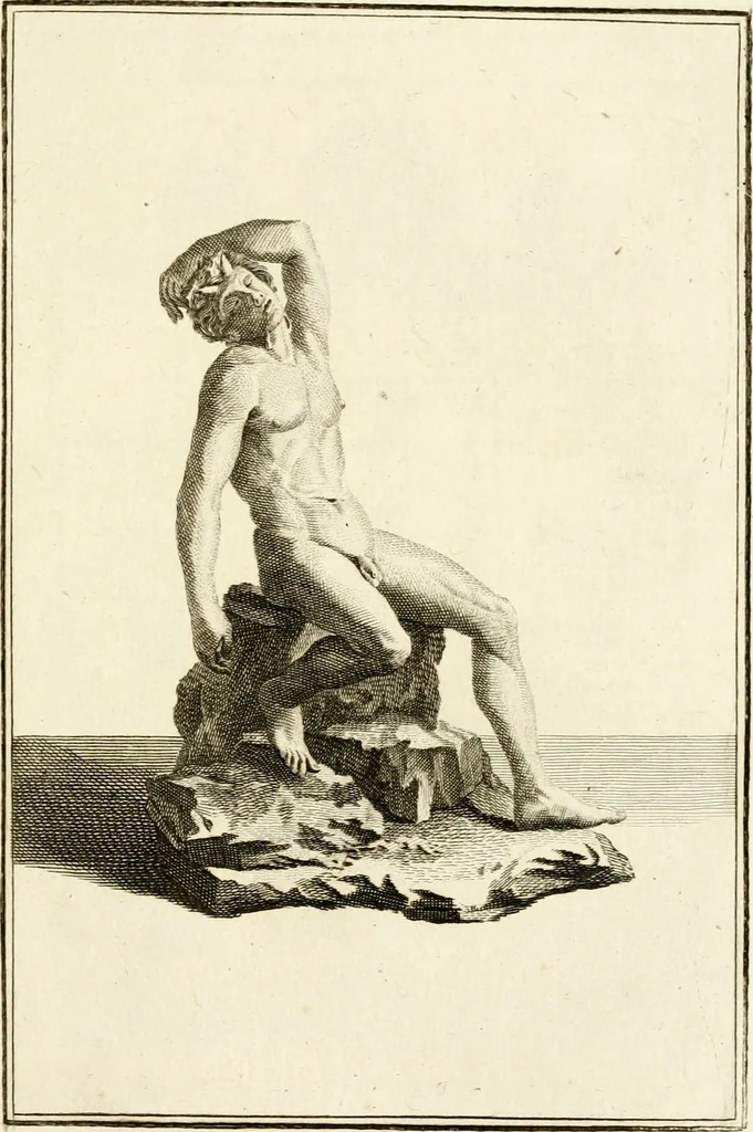 An illustration from Les antiquités d'Herculanum : avec leurs explications en françois, 1780, leaf 98