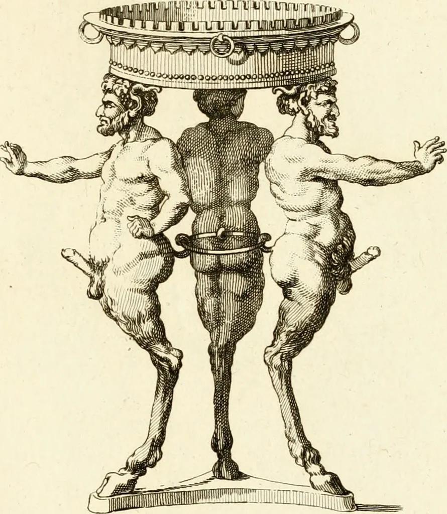 An illustration from Les antiquités d'Herculanum : avec leurs explications en françois, 1780, leaf 100