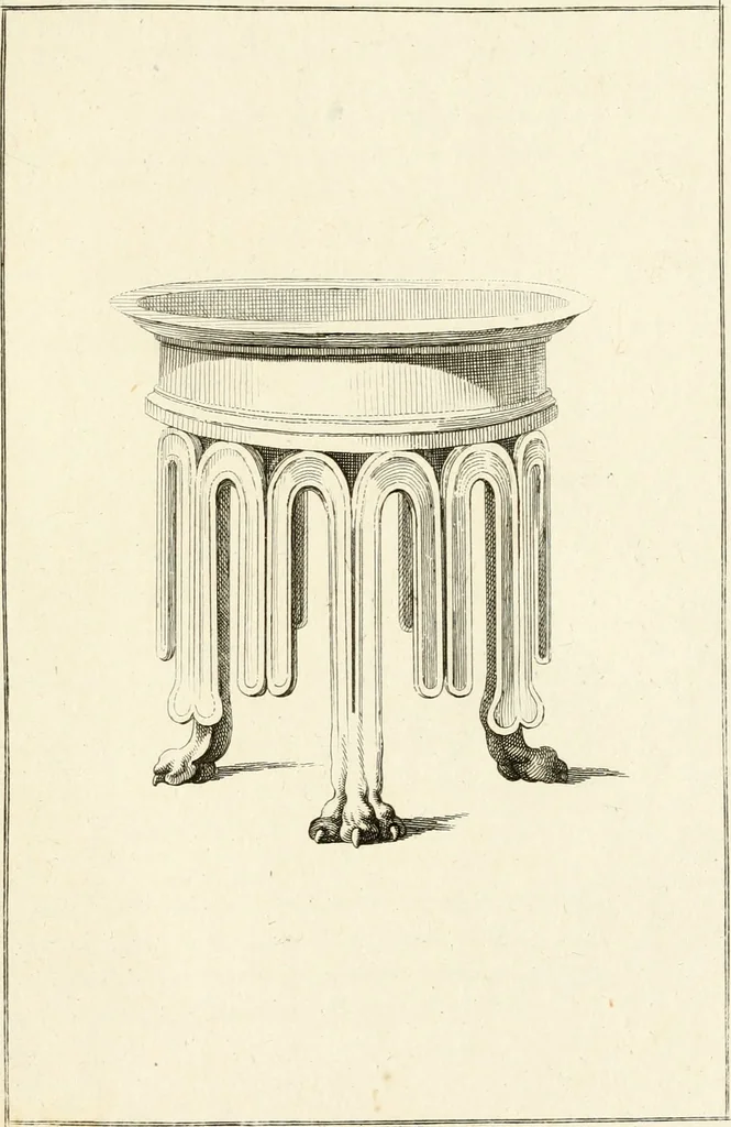An illustration from Les antiquités d'Herculanum : avec leurs explications en françois, 1780, leaf 106