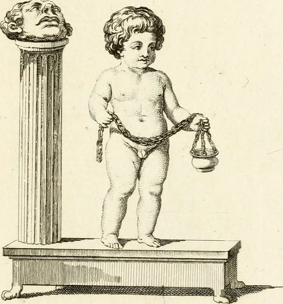 An illustration from Les antiquités d'Herculanum : avec leurs explications en françois, 1780, leaf 114