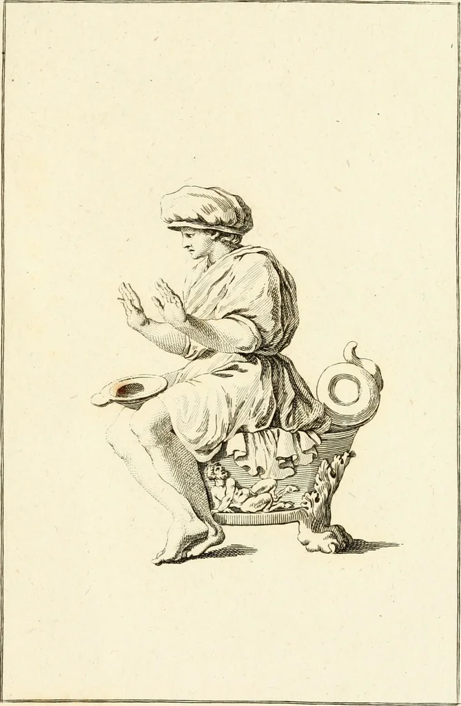 An illustration from Les antiquités d'Herculanum : avec leurs explications en françois, 1780, leaf 116