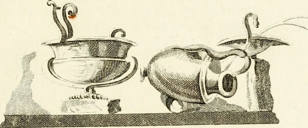 An illustration from Les antiquités d'Herculanum : avec leurs explications en françois, 1780, leaf 12