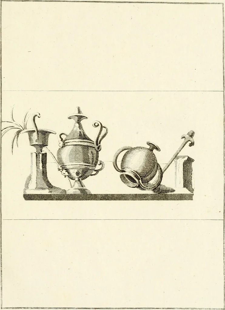 An illustration from Les antiquités d'Herculanum : avec leurs explications en françois, 1780, leaf 16