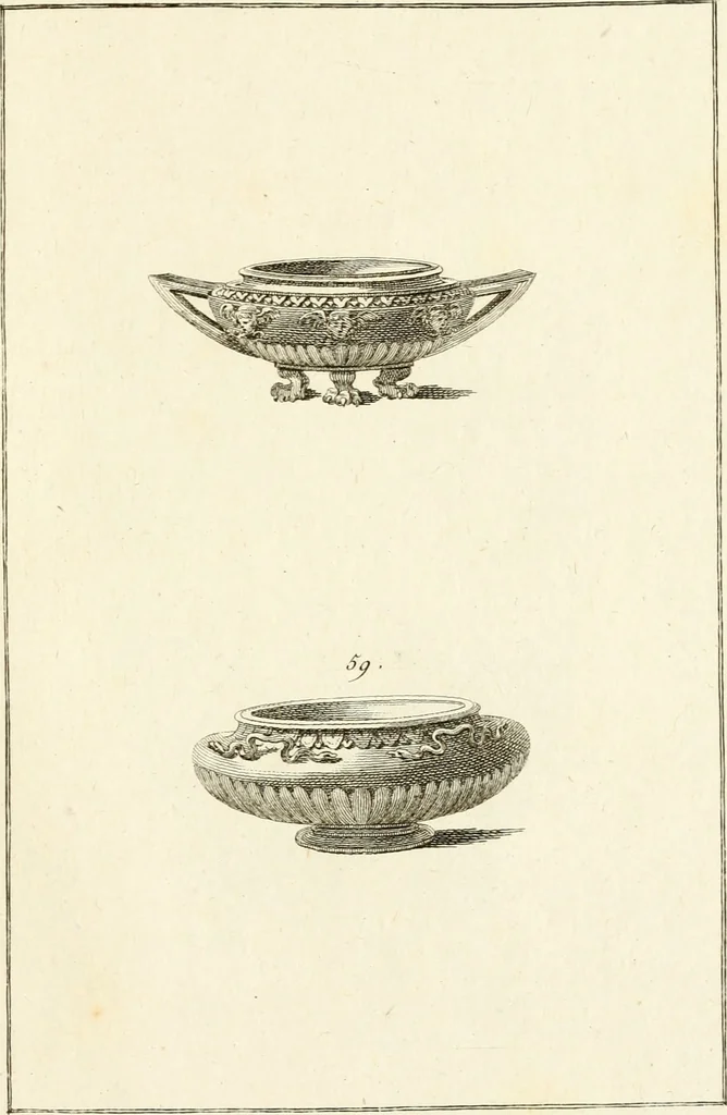 An illustration from Les antiquités d'Herculanum : avec leurs explications en françois, 1780, leaf 168