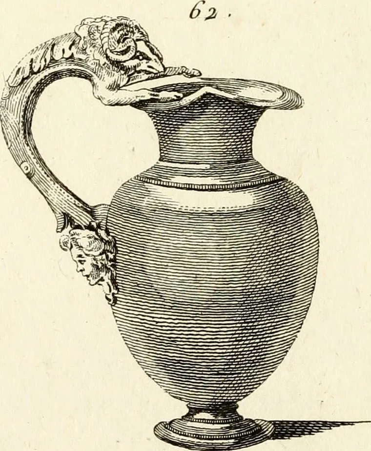 An illustration from Les antiquités d'Herculanum : avec leurs explications en françois, 1780, leaf 172