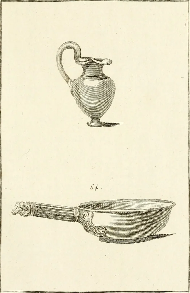 An illustration from Les antiquités d'Herculanum : avec leurs explications en françois, 1780, leaf 174