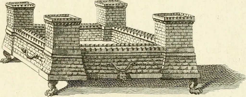 An illustration from Les antiquités d'Herculanum : avec leurs explications en françois, 1780, leaf 180