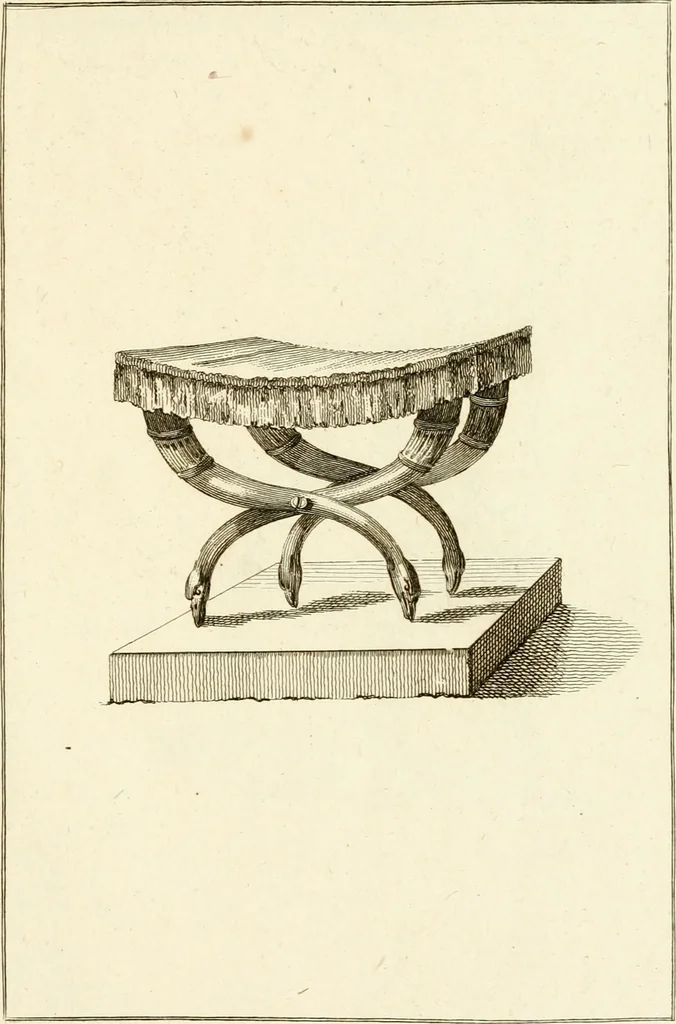 An illustration from Les antiquités d'Herculanum : avec leurs explications en françois, 1780, leaf 182