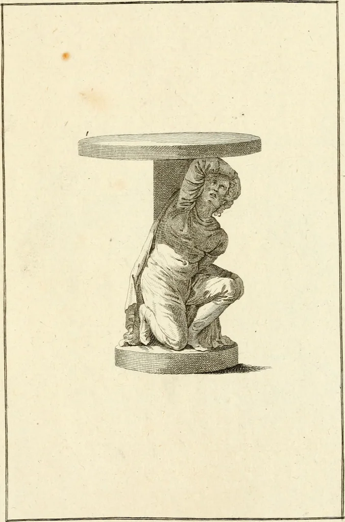 An illustration from Les antiquités d'Herculanum : avec leurs explications en françois, 1780, leaf 186
