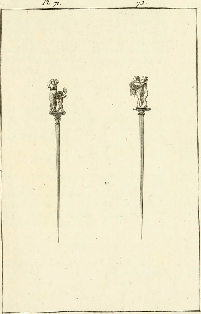 An illustration from Les antiquités d'Herculanum : avec leurs explications en françois, 1780, leaf 190
