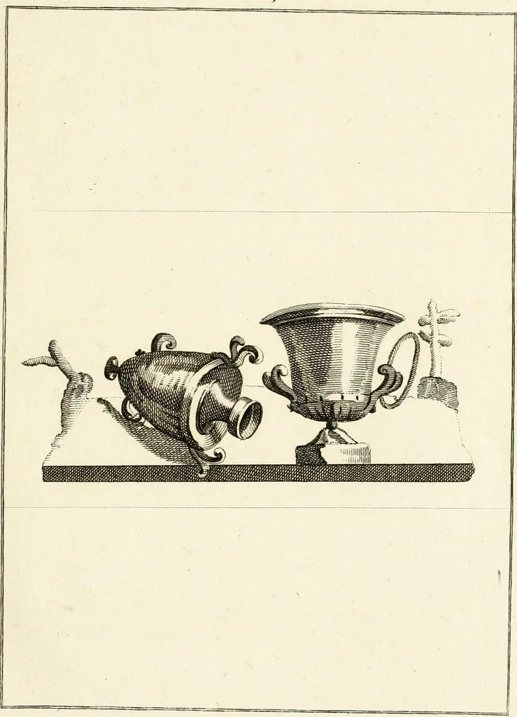 An illustration from Les antiquités d'Herculanum : avec leurs explications en françois, 1780, leaf 20