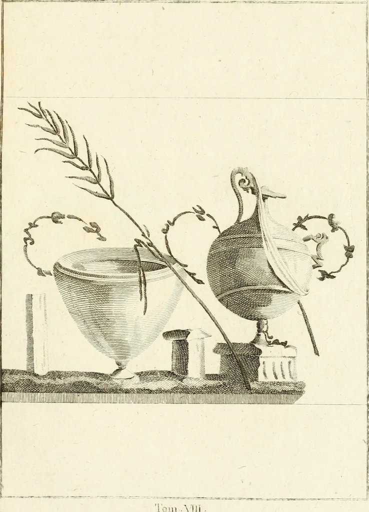 An illustration from Les antiquités d'Herculanum : avec leurs explications en françois, 1780, leaf 30