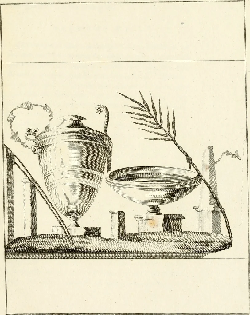 An illustration from Les antiquités d'Herculanum : avec leurs explications en françois, 1780, leaf 32