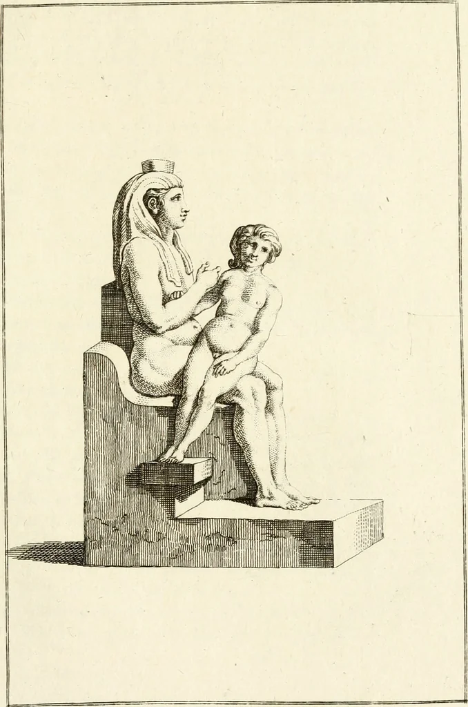 An illustration from Les antiquités d'Herculanum : avec leurs explications en françois, 1780, leaf 50