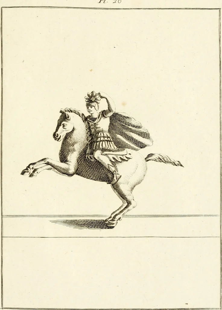 An illustration from Les antiquités d'Herculanum : avec leurs explications en françois, 1780, leaf 72